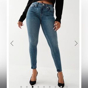 True Religion JENNIE MID RISE CURVY SKINNY JEAN